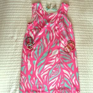 Pink & aqua Lilly Pulitzer day/night dress small